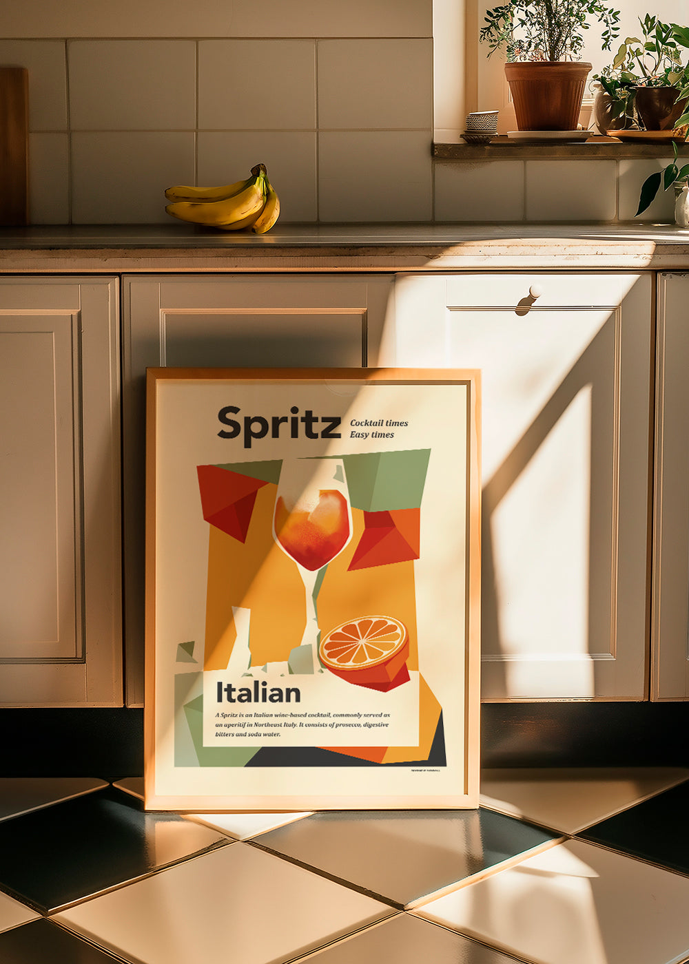 Køkkenkunst Spritz italiensk vintage plakat
