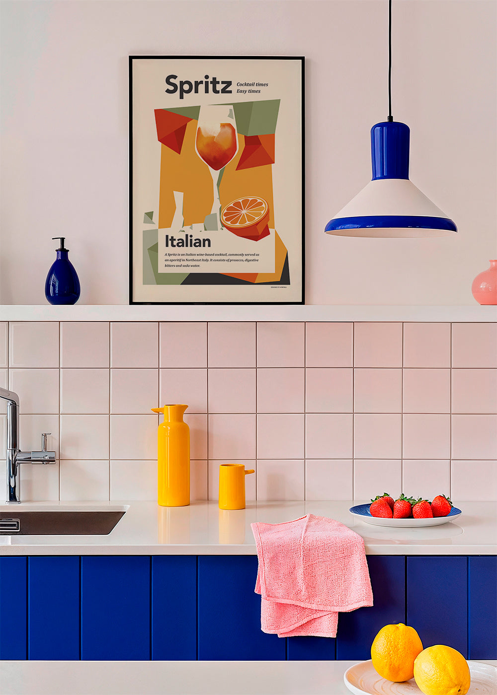 Køkkenkunst Spritz italiensk vintage plakat