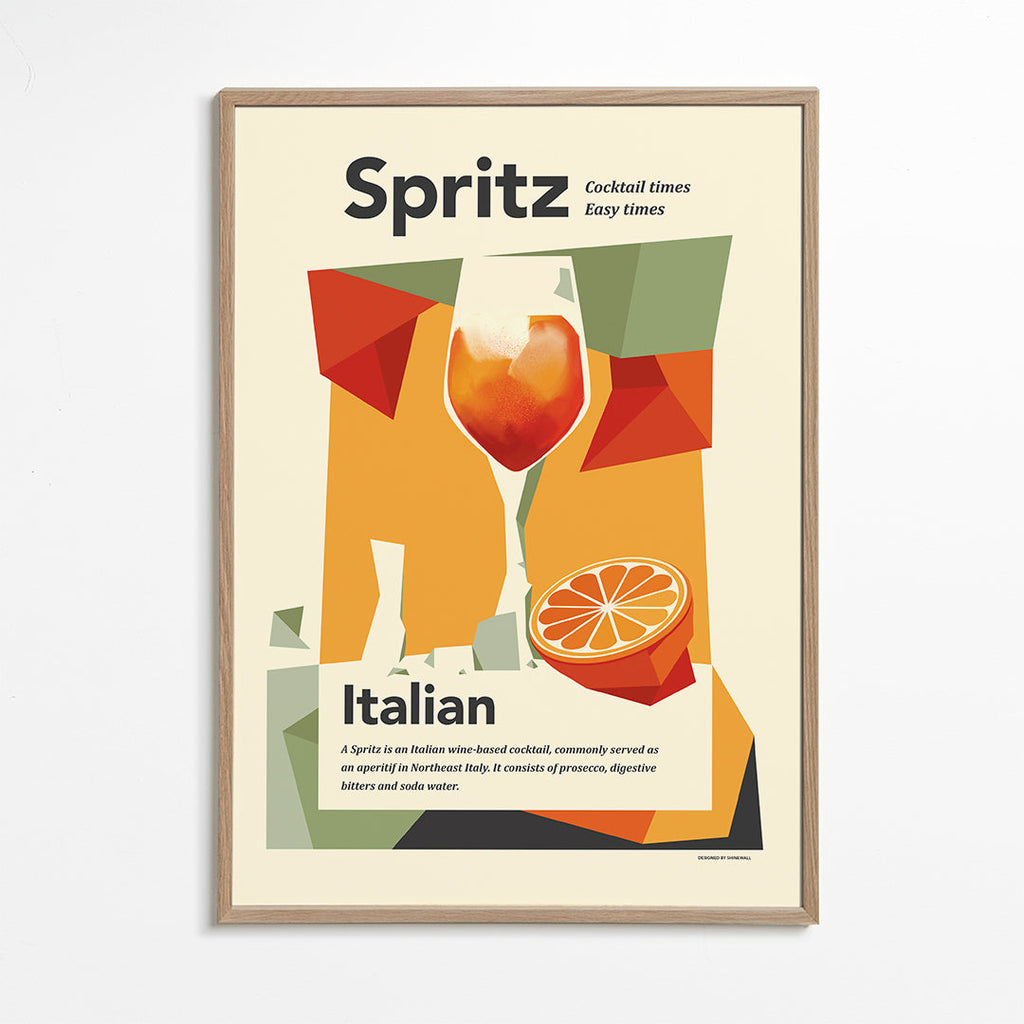 Køkkenkunst Spritz italiensk vintage plakat