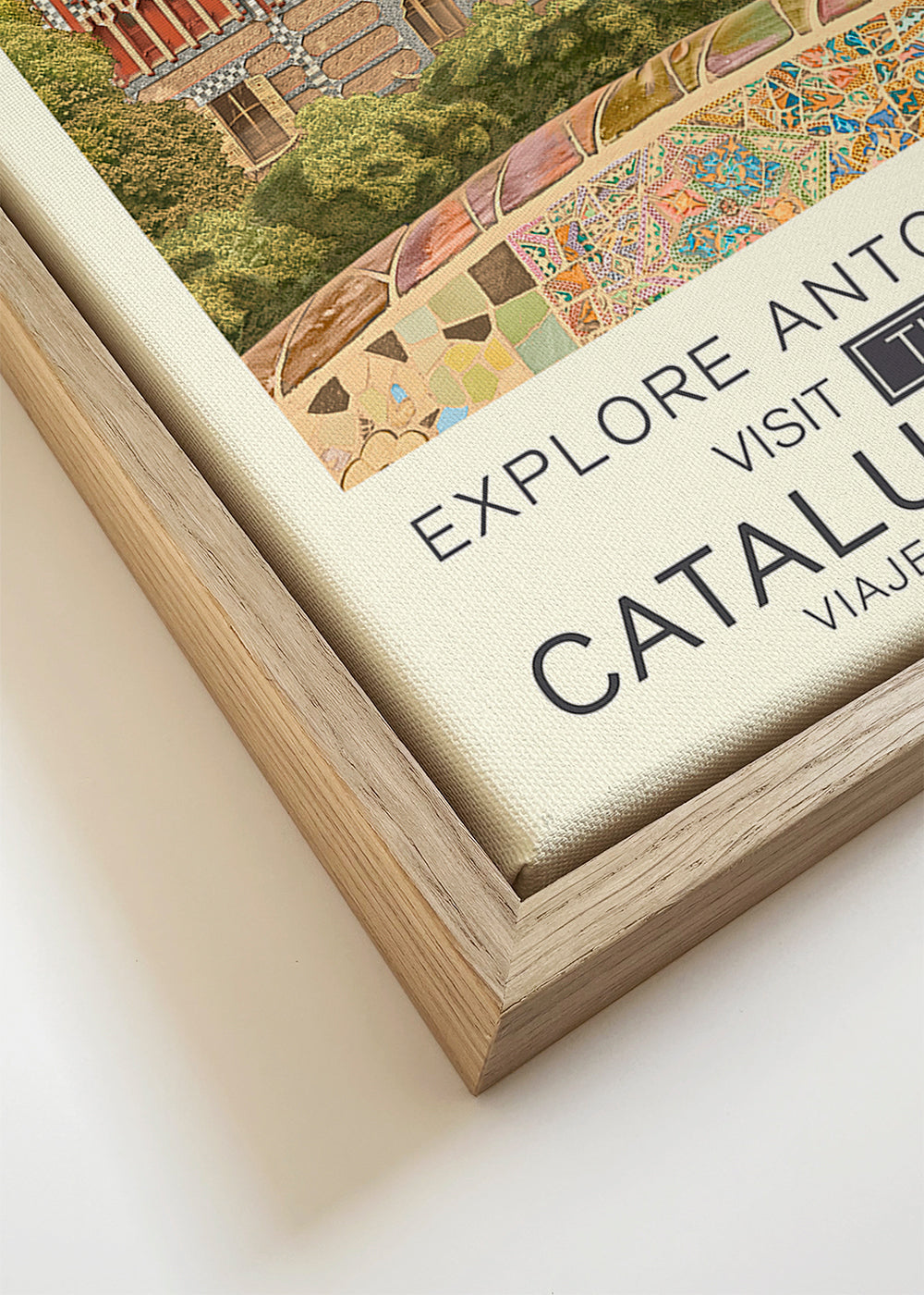 Byplakat Barcelona i Gaudí-stil