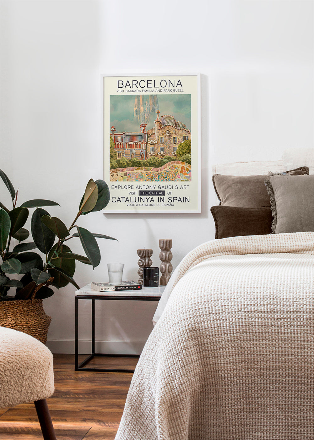 Byplakat Barcelona i Gaudí-stil
