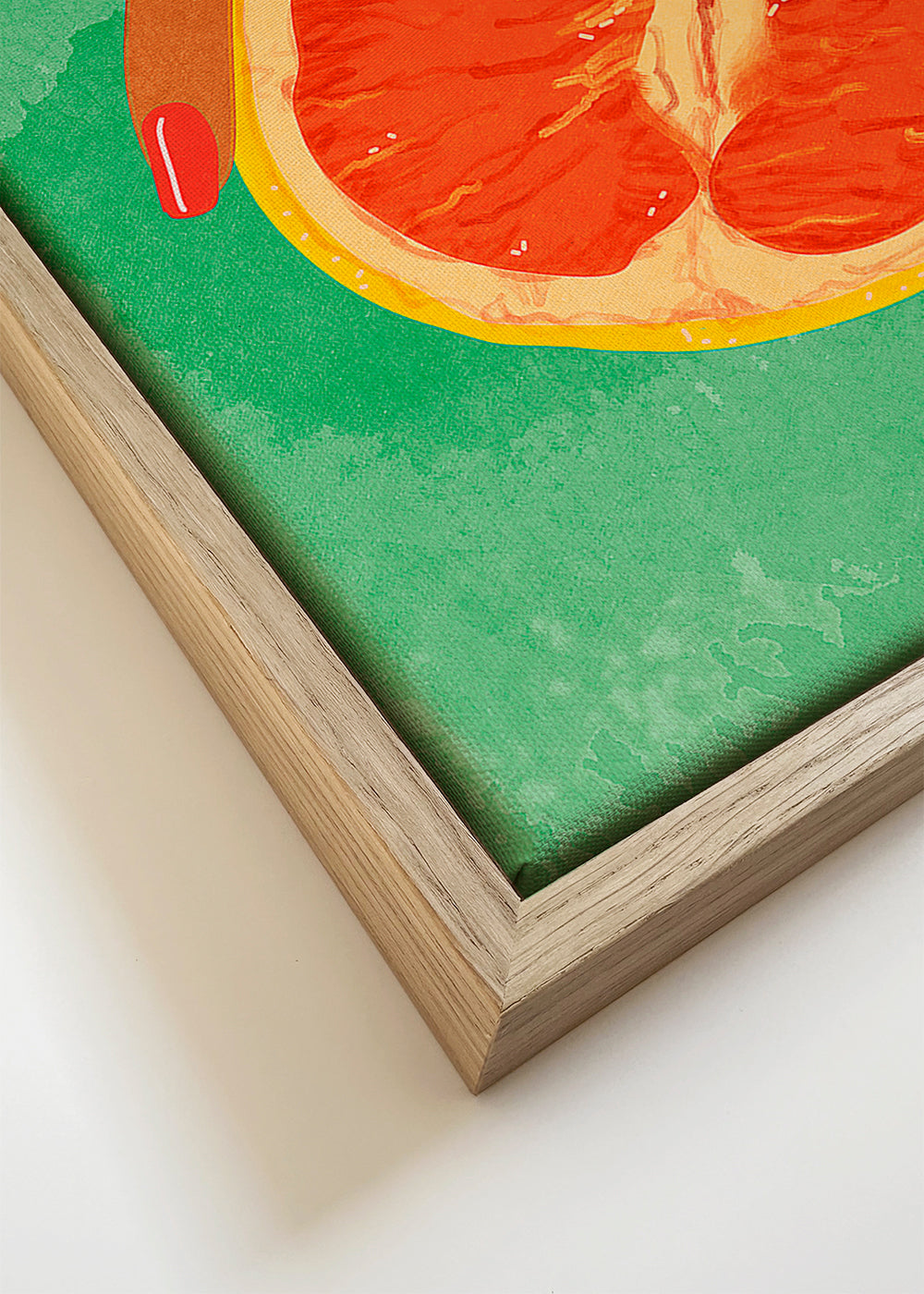 Køkkenkunst med grapefrugt og hånd