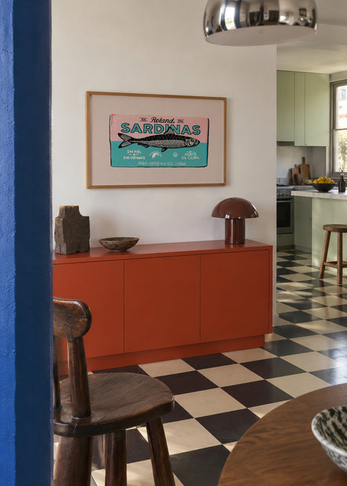 Roland Sardinas - Framed poster in an interior