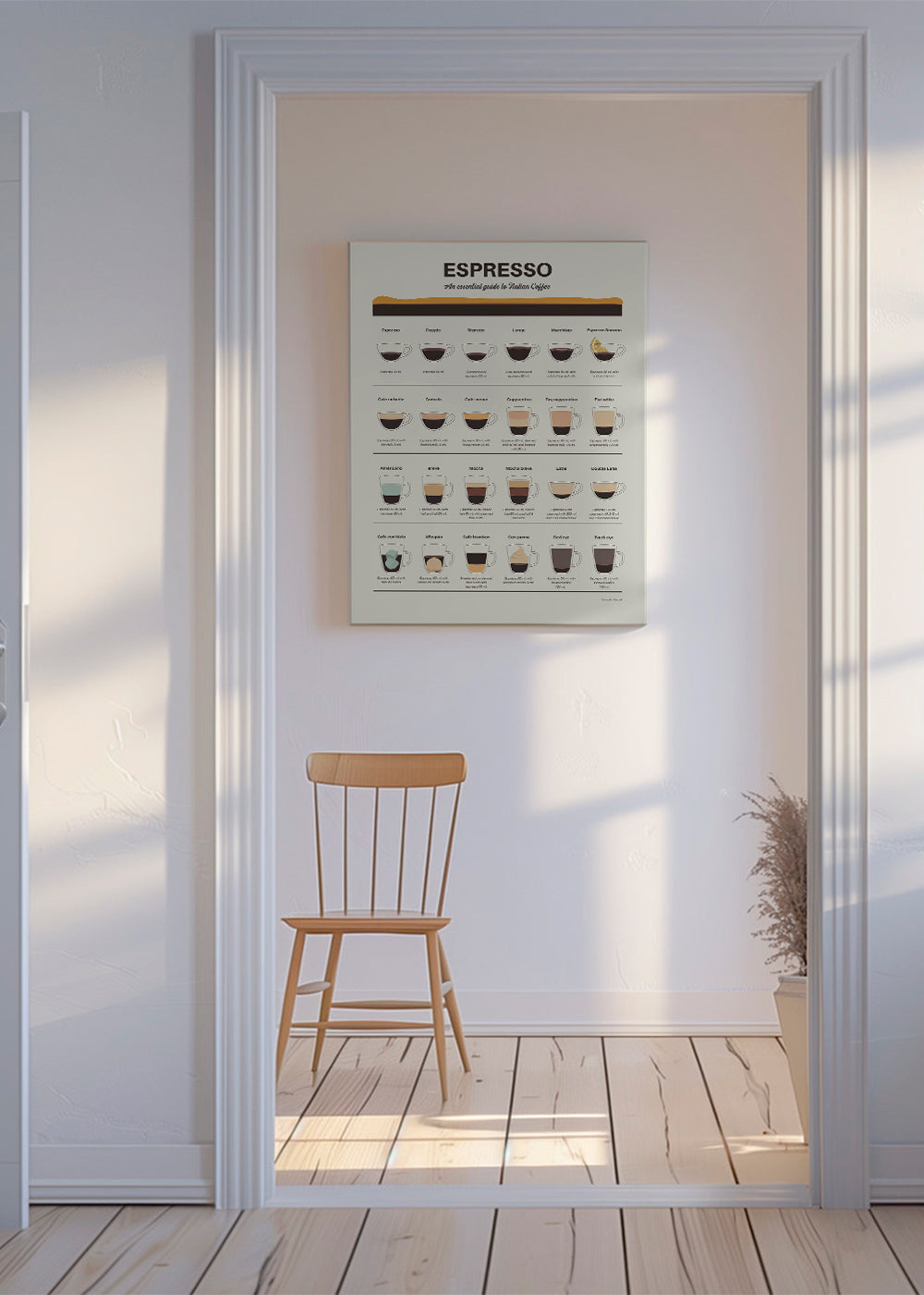 Køkkenkunst: illustreret espresso-guide