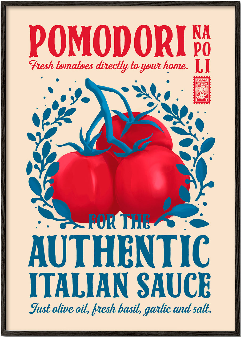 Køkkenkunst Pomodori røde tomater