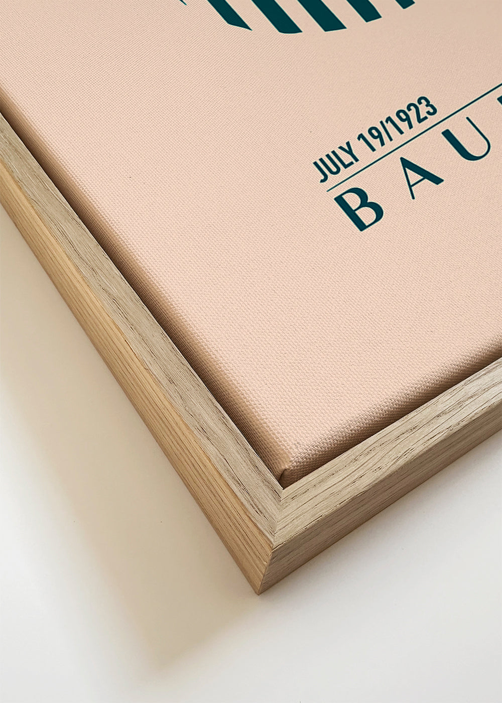 Bauhaus geometrisk illustration med cirkel og striber