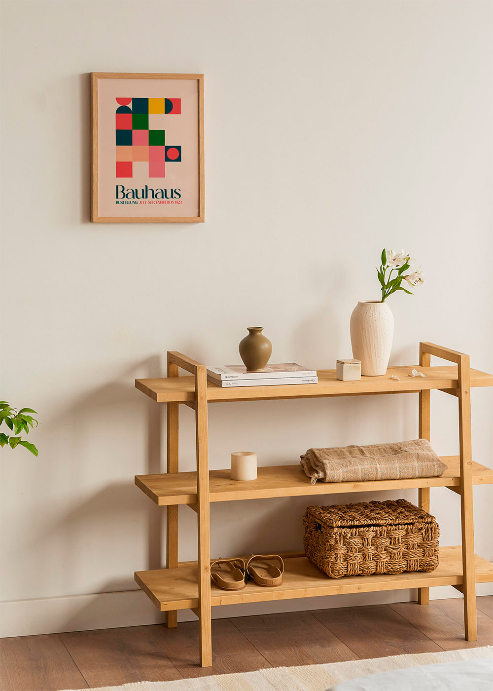 Vintage plakat Bauhaus geometrisk 1923
