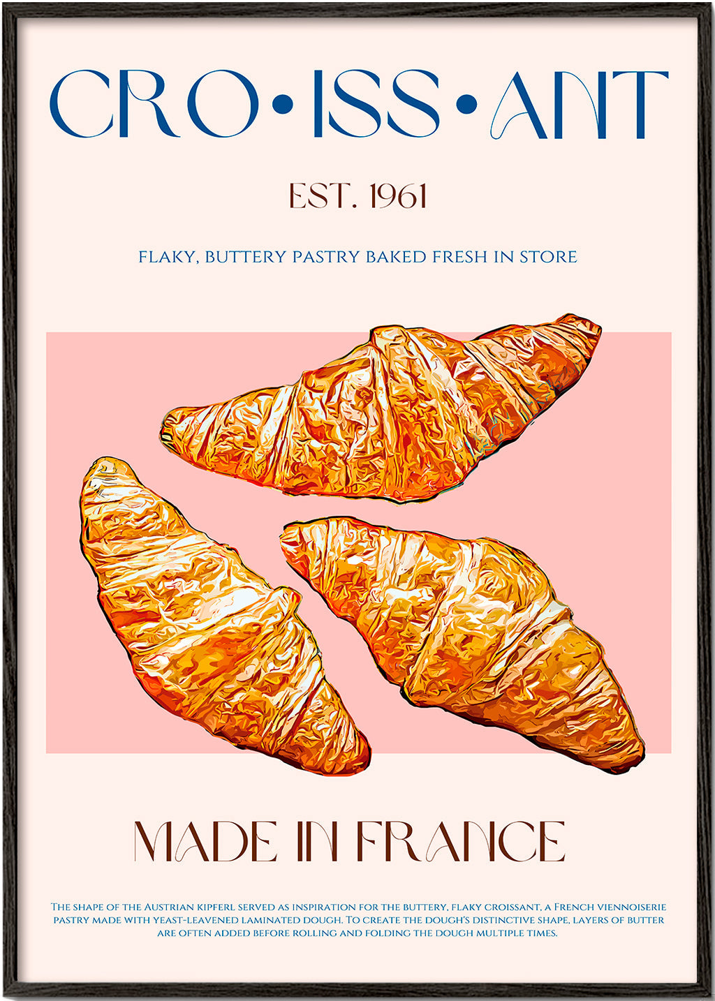 Køkkenkunst Croissant illustration