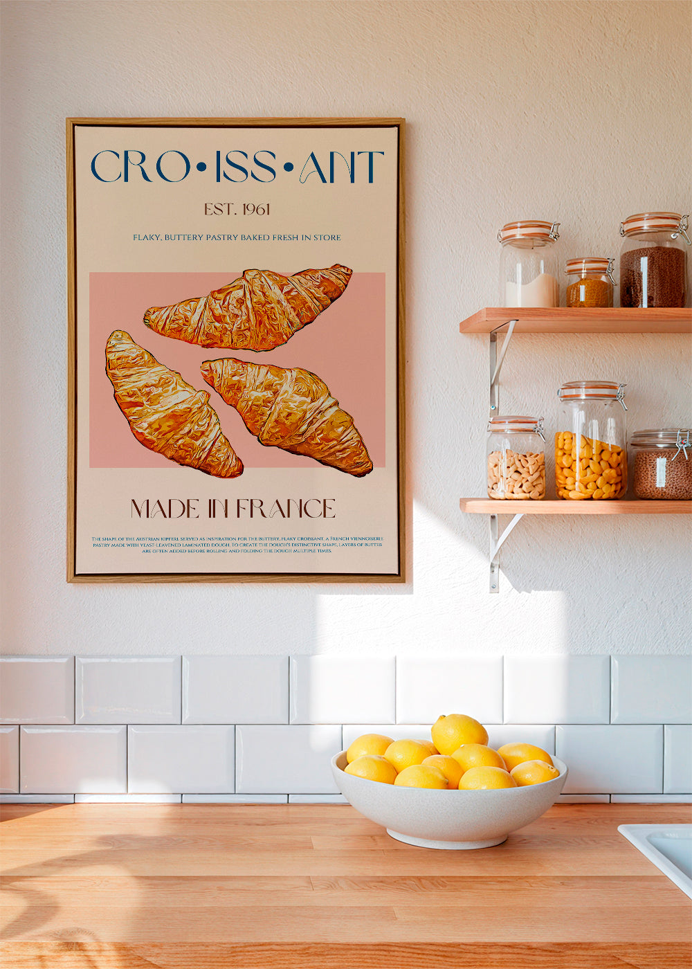 Køkkenkunst Croissant illustration