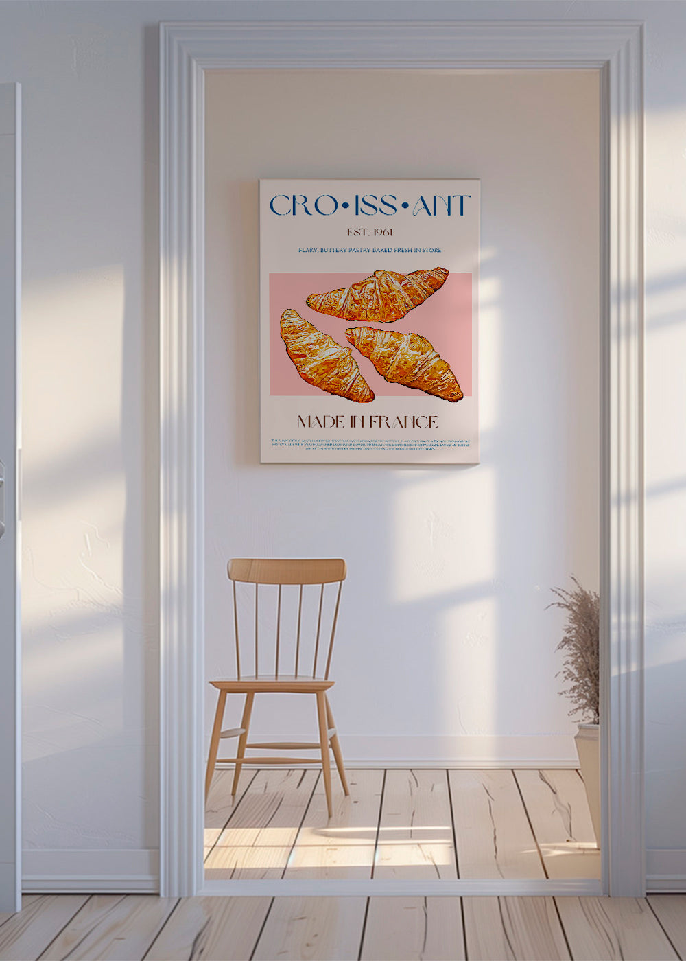 Køkkenkunst Croissant illustration