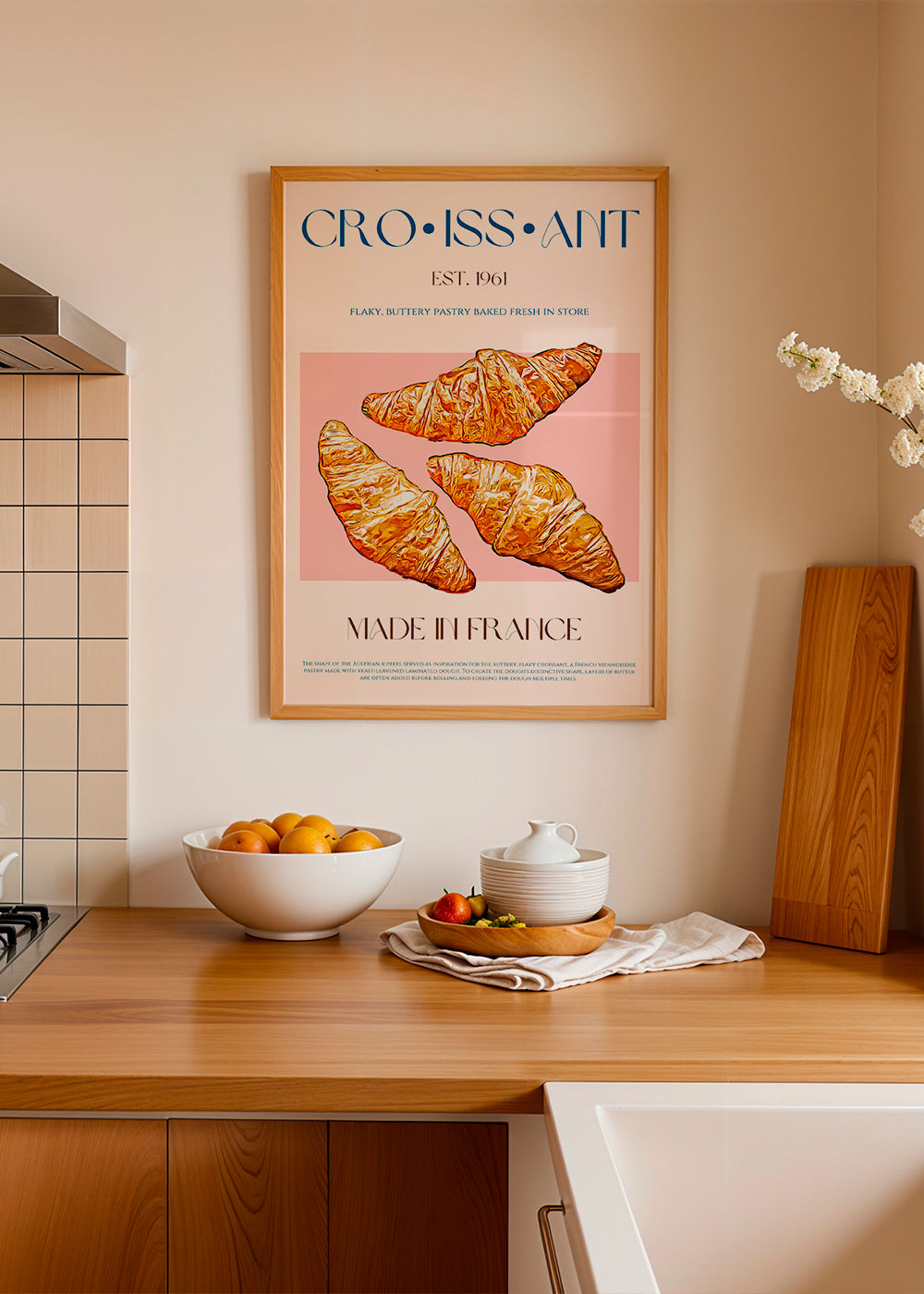 Køkkenkunst Croissant illustration