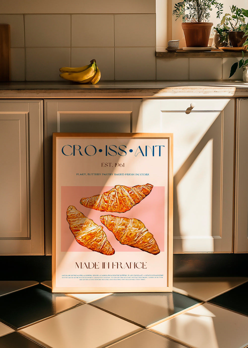 Køkkenkunst Croissant illustration
