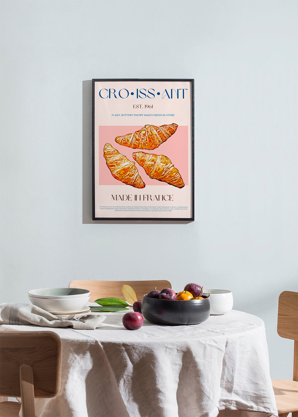 Køkkenkunst Croissant illustration
