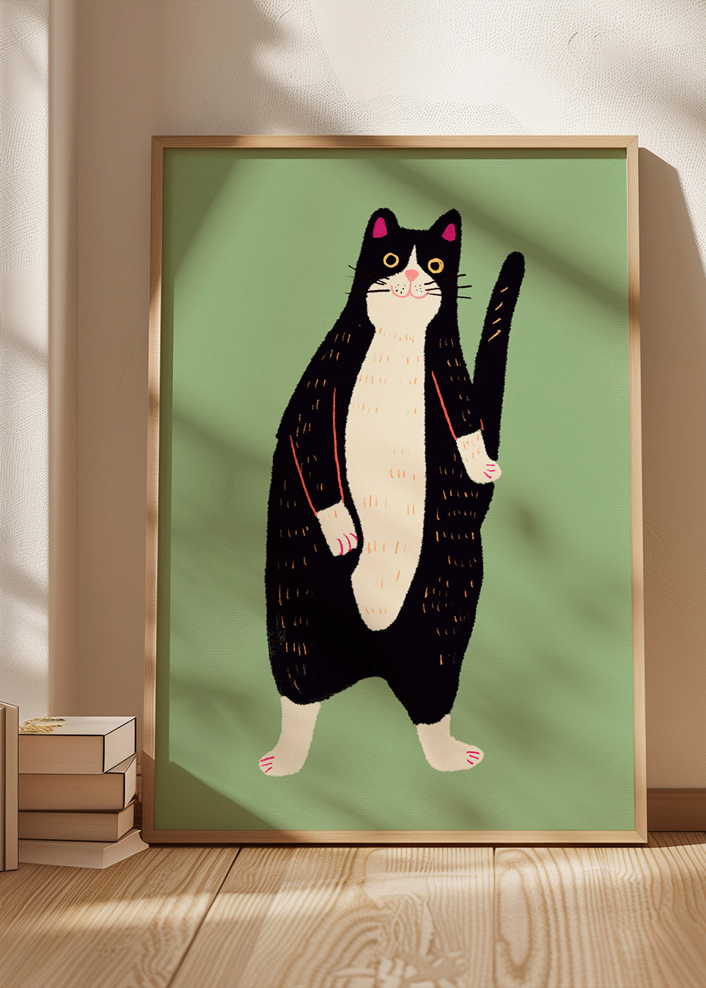 Kat illustration stående