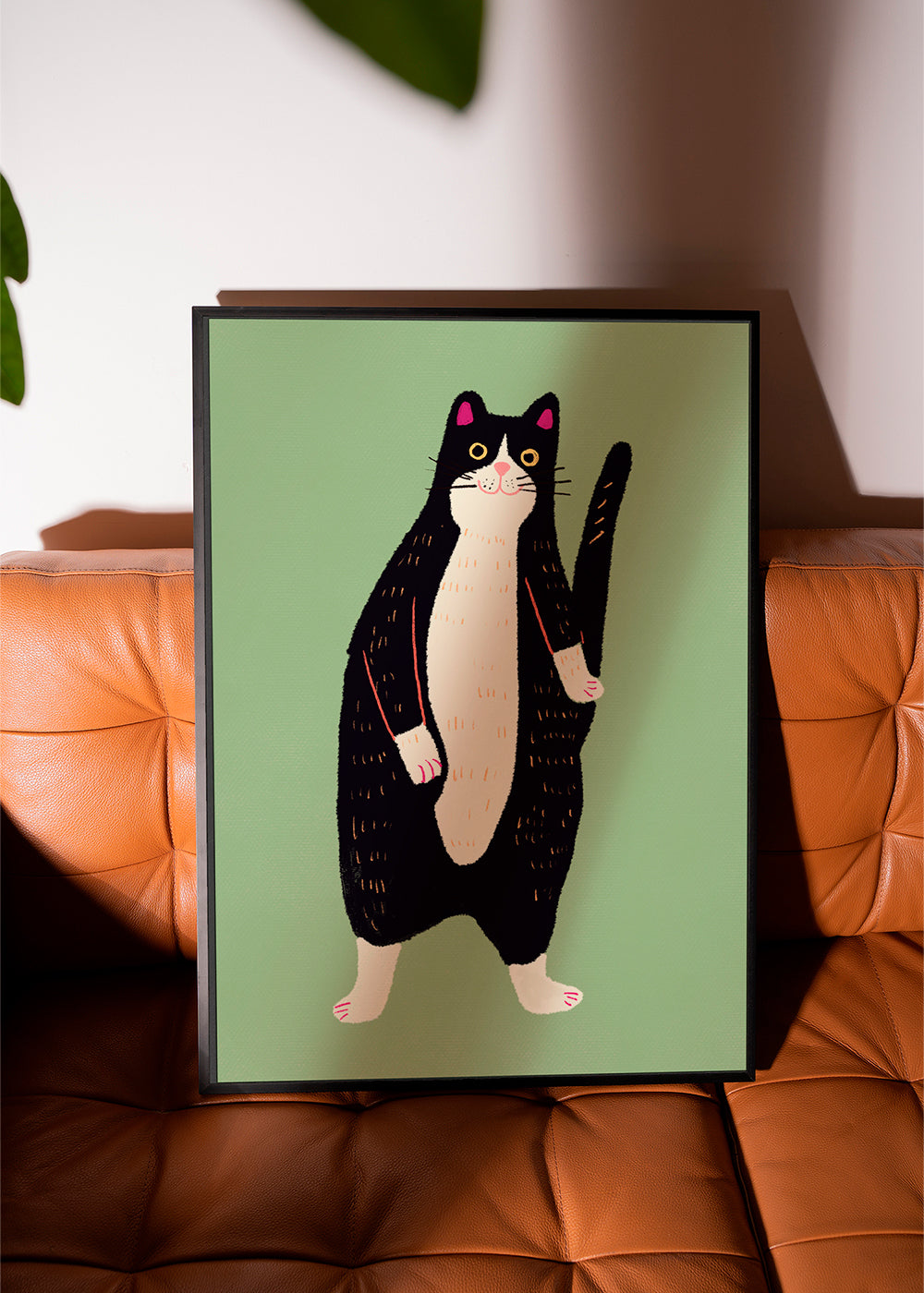 Kat illustration stående