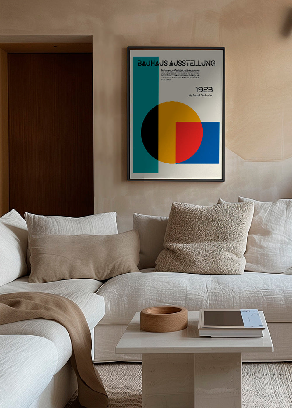 Bauhaus geometrisk plakat 1923