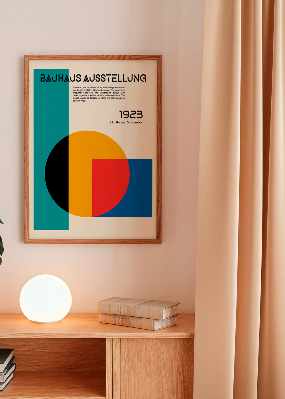 Bauhaus geometrisk plakat 1923