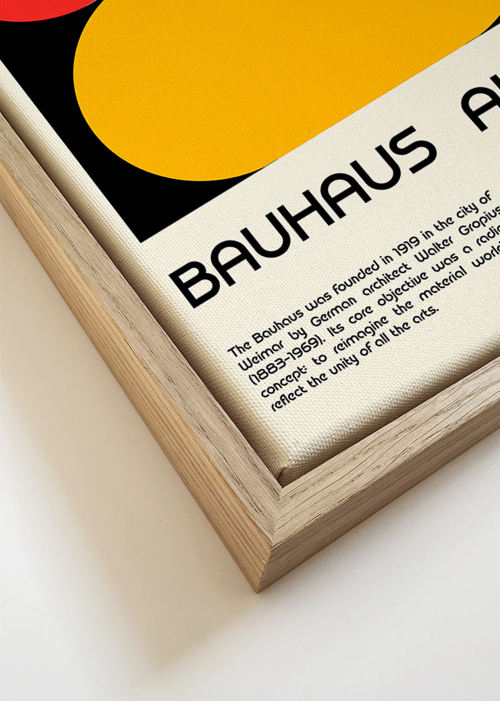Vintage Bauhaus geometrisk plakat 1923