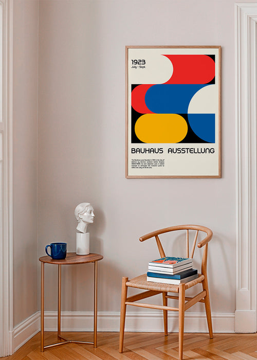Vintage Bauhaus geometrisk plakat 1923