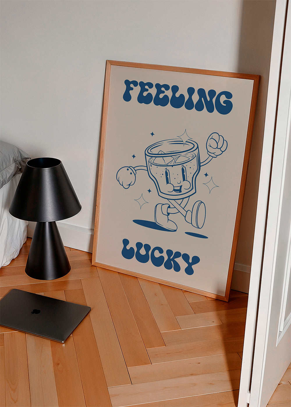 Køkkenkunst Feeling Lucky illustreret cocktail