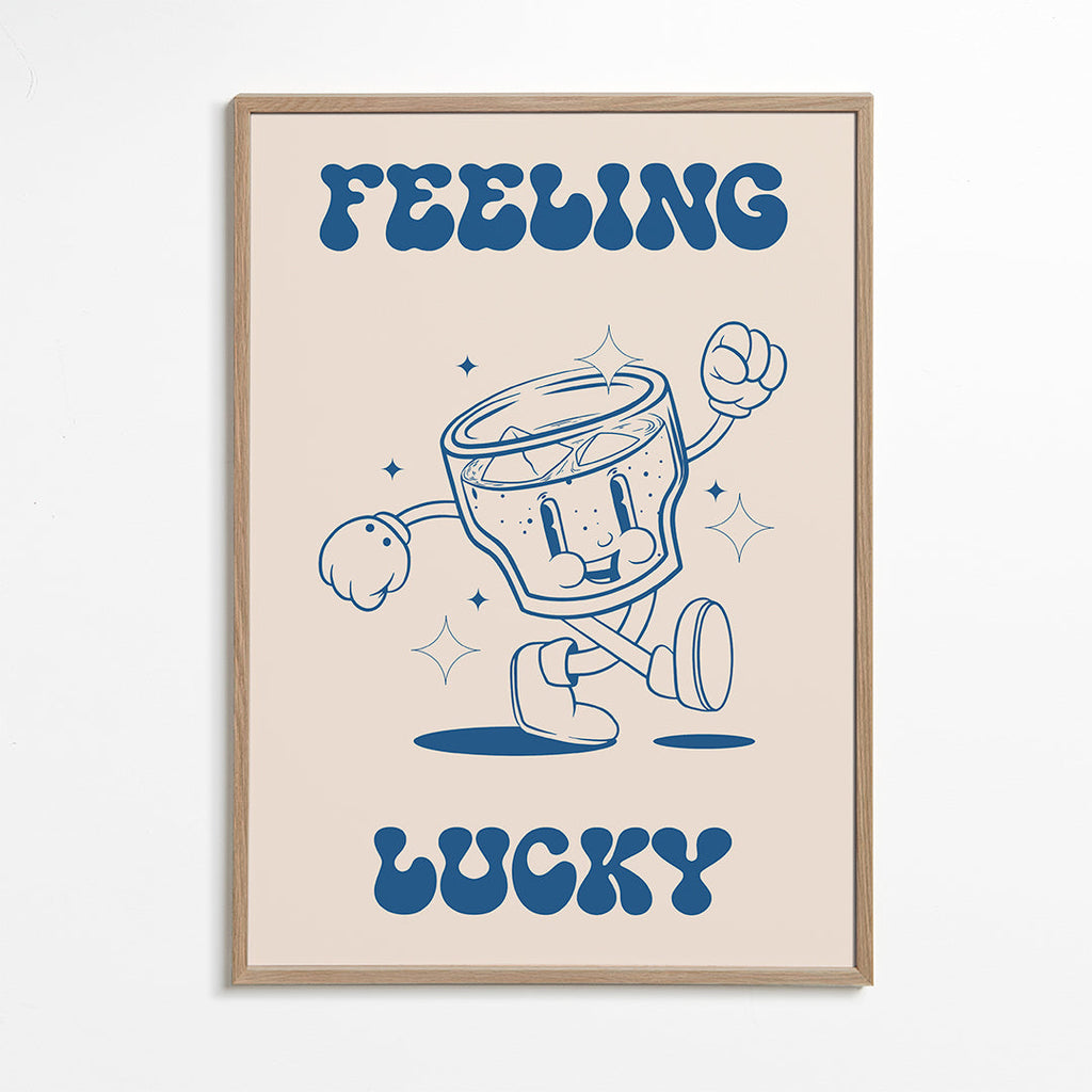 Køkkenkunst Feeling Lucky illustreret cocktail