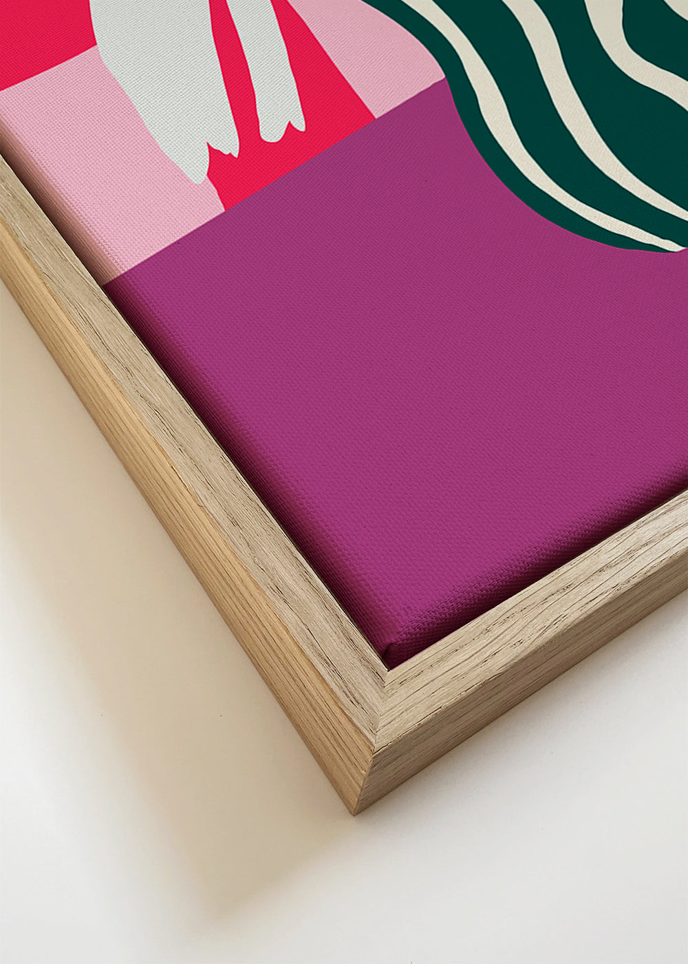 Botanisk plakat med pop-tulipaner