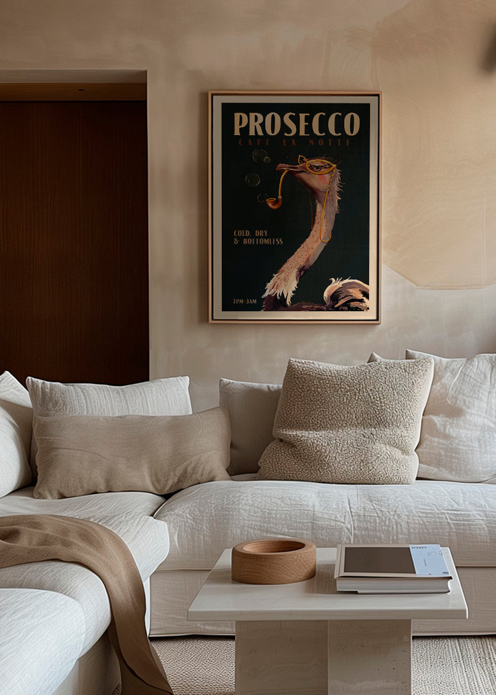 Struds Prosecco Plakat i Art Deco-stil