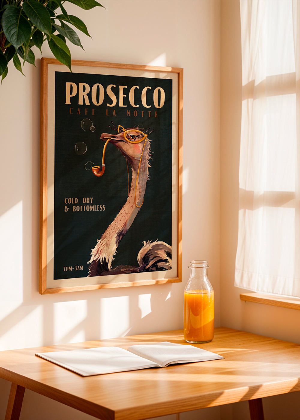 Struds Prosecco Plakat i Art Deco-stil