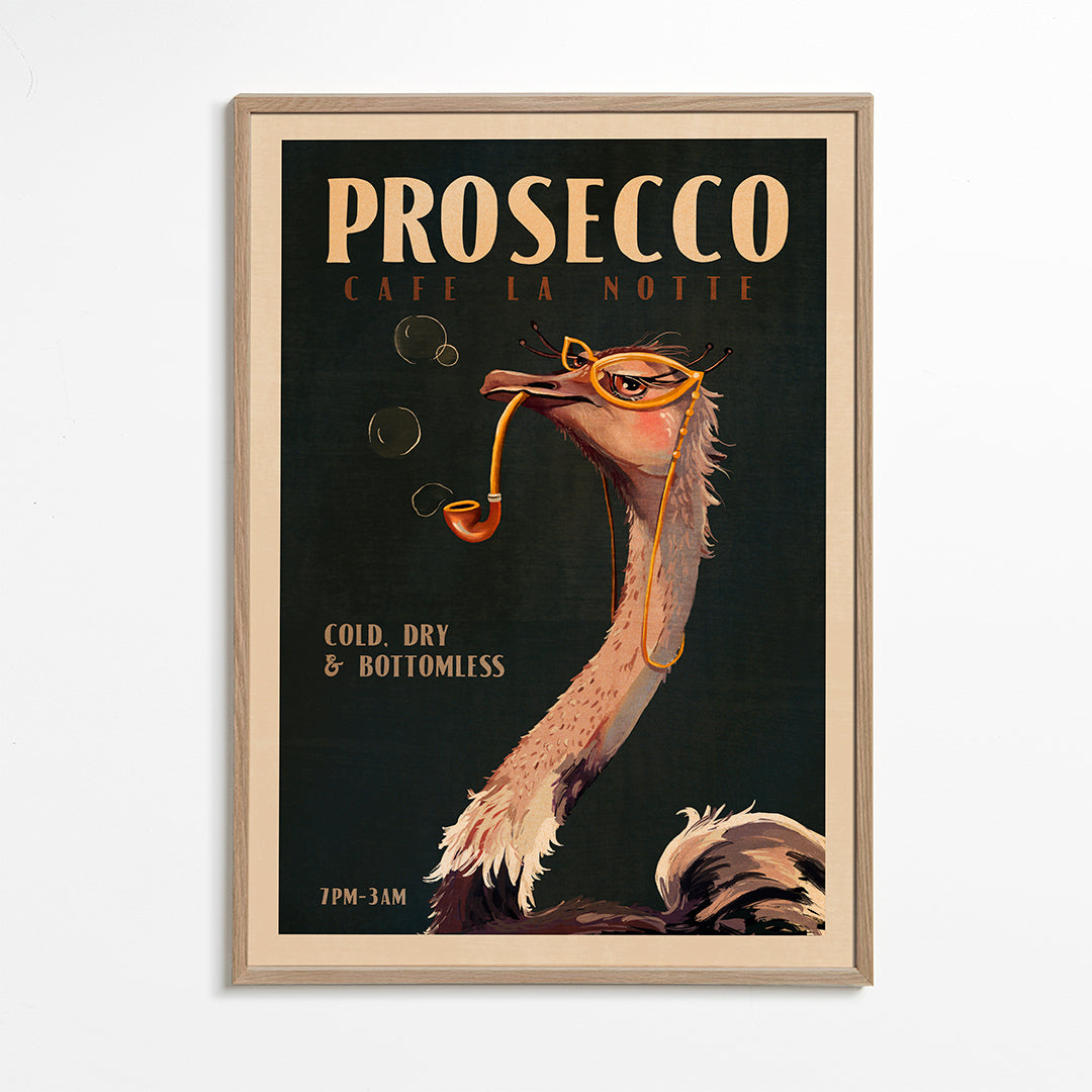 Struds Prosecco Plakat i Art Deco-stil