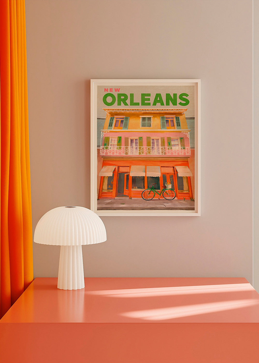 Rejseplakat New Orleans vintage