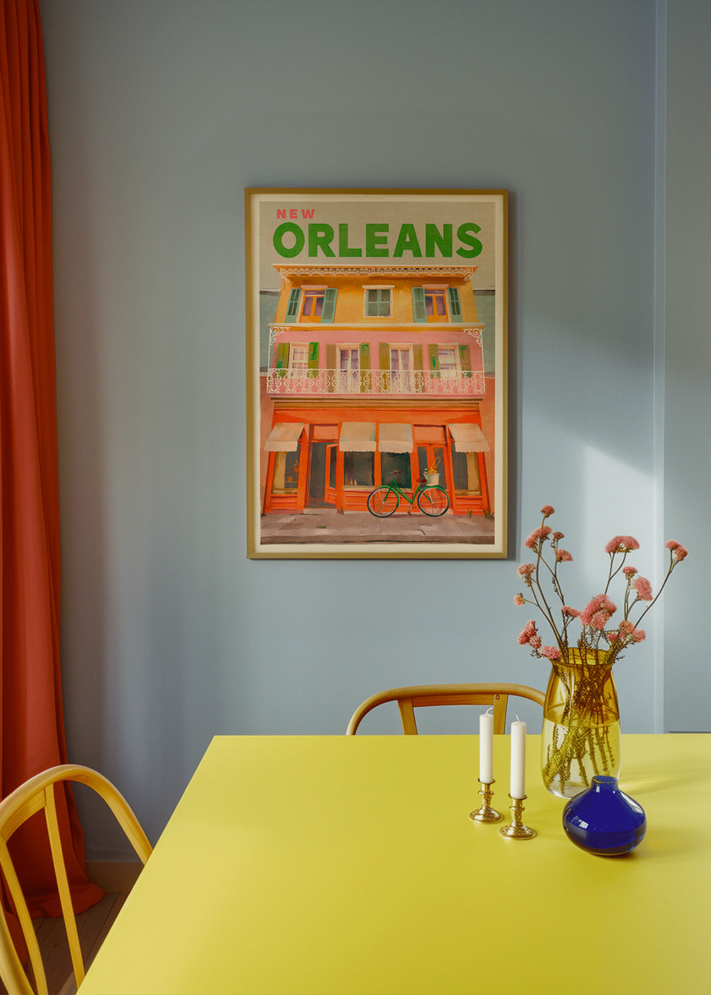 Rejseplakat New Orleans vintage