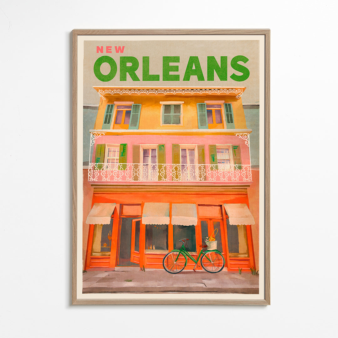 Rejseplakat New Orleans vintage