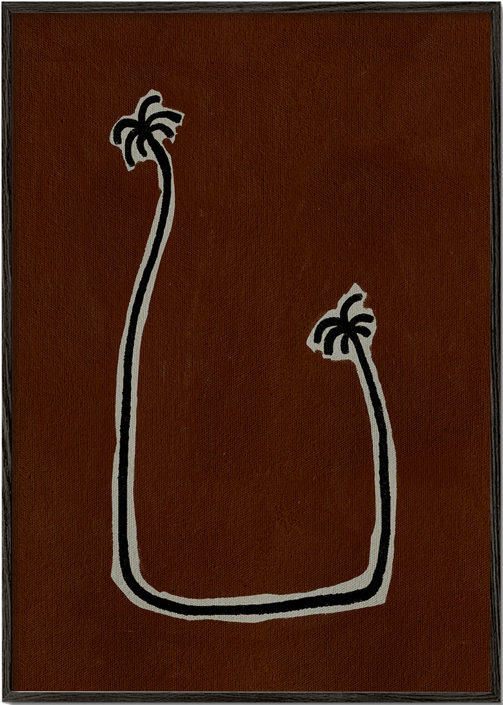 Botanisk plakat minimalistiske palmer