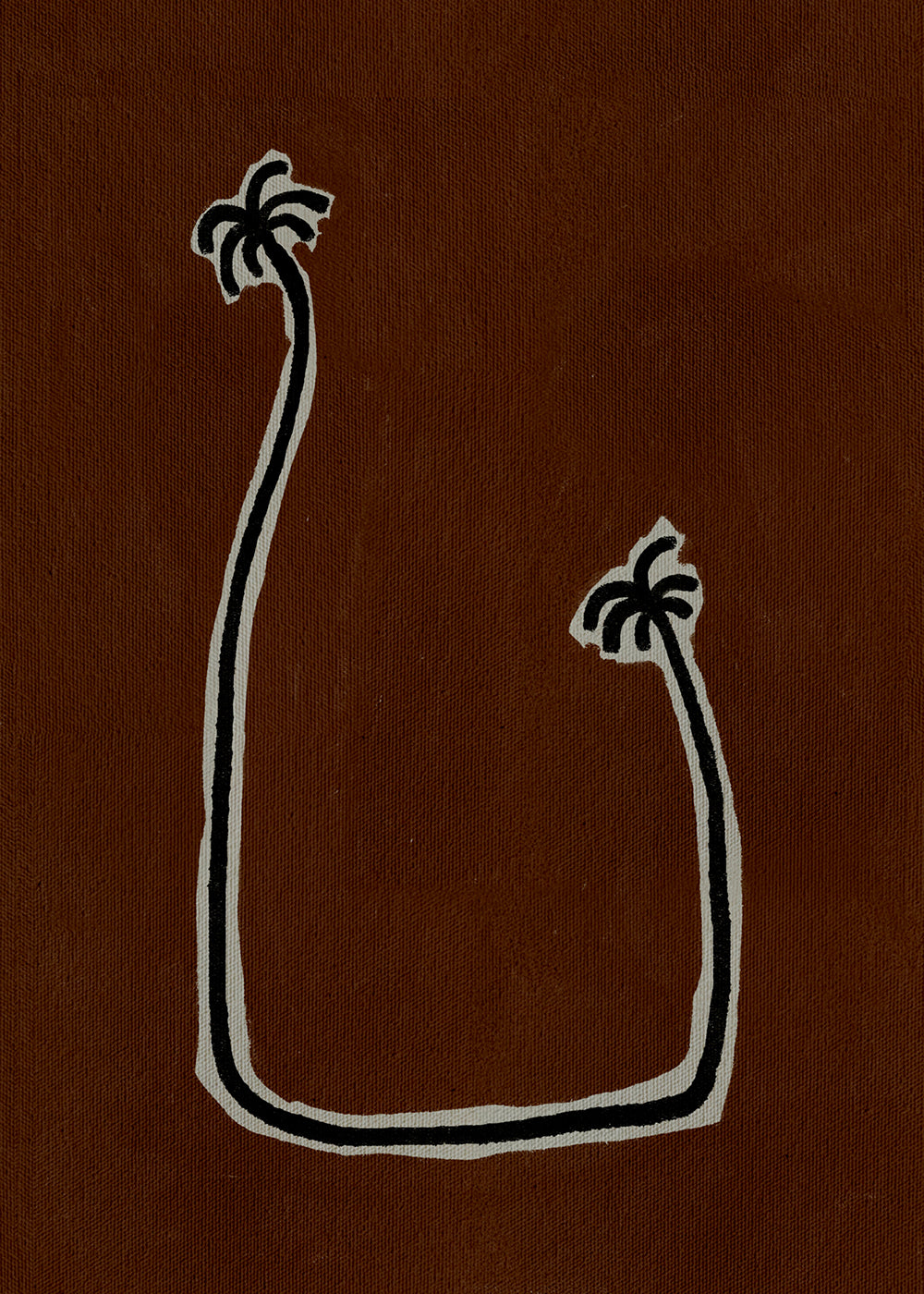 Botanisk plakat minimalistiske palmer