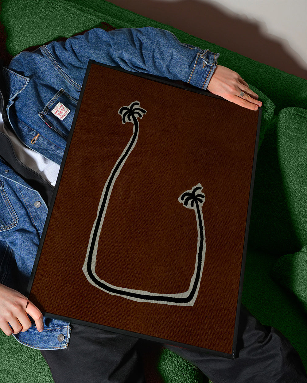 Botanisk plakat minimalistiske palmer