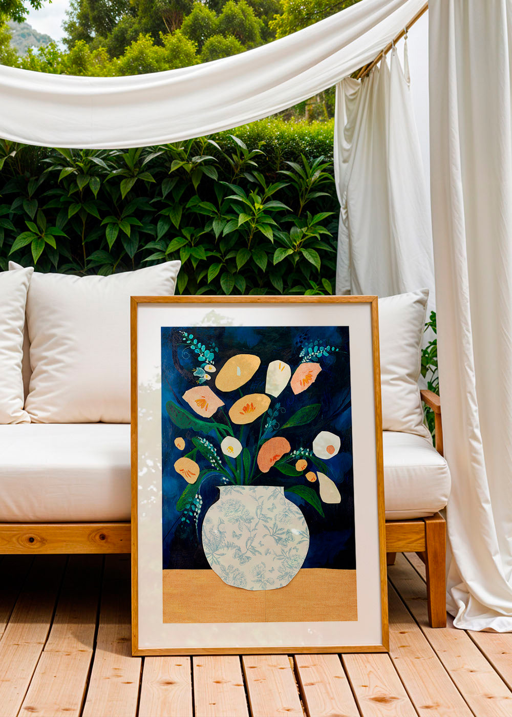Botanisk plakat med buket i vase – Product2