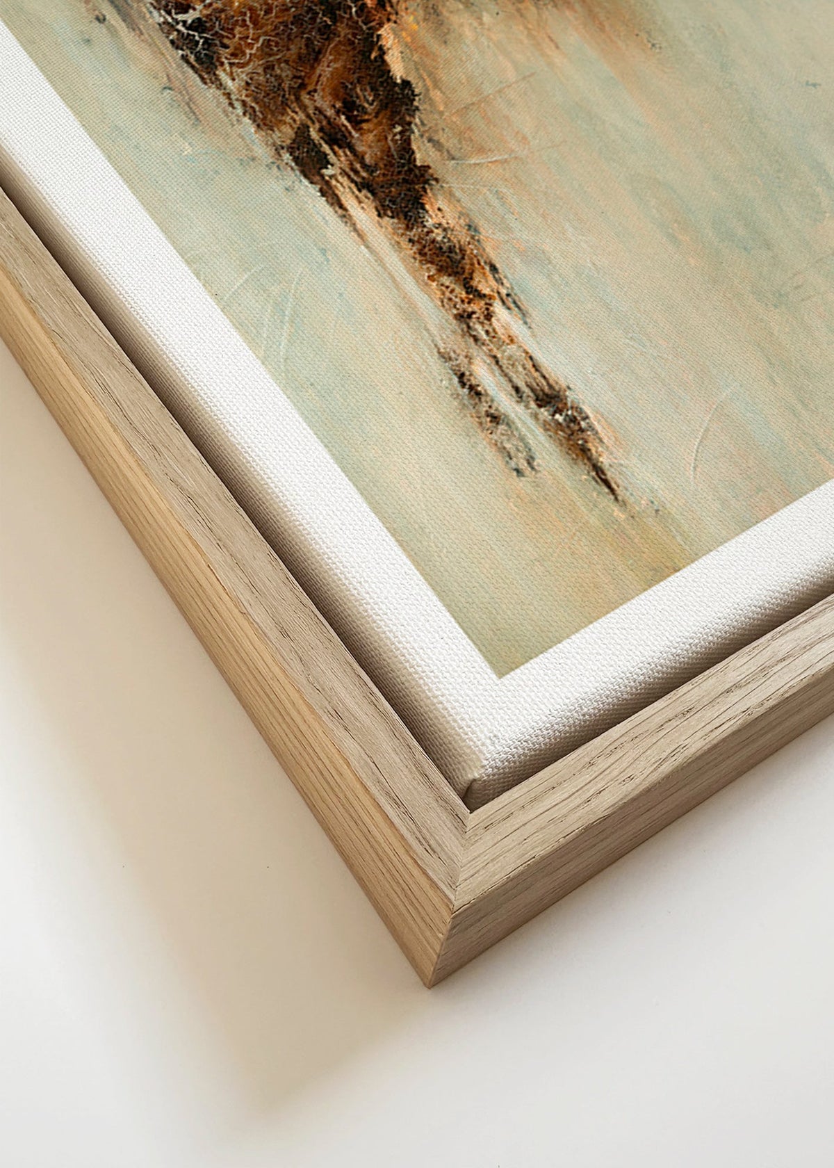 Abstrakt billede jordet struktur lodret – Canvas detail