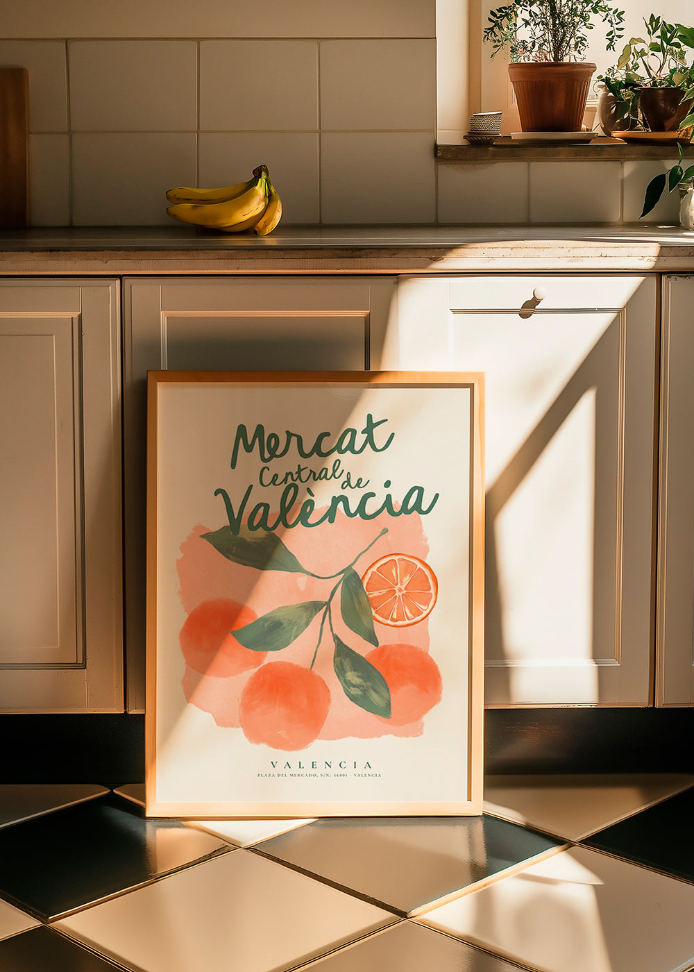 Køkkenkunst Mercat Central med appelsiner