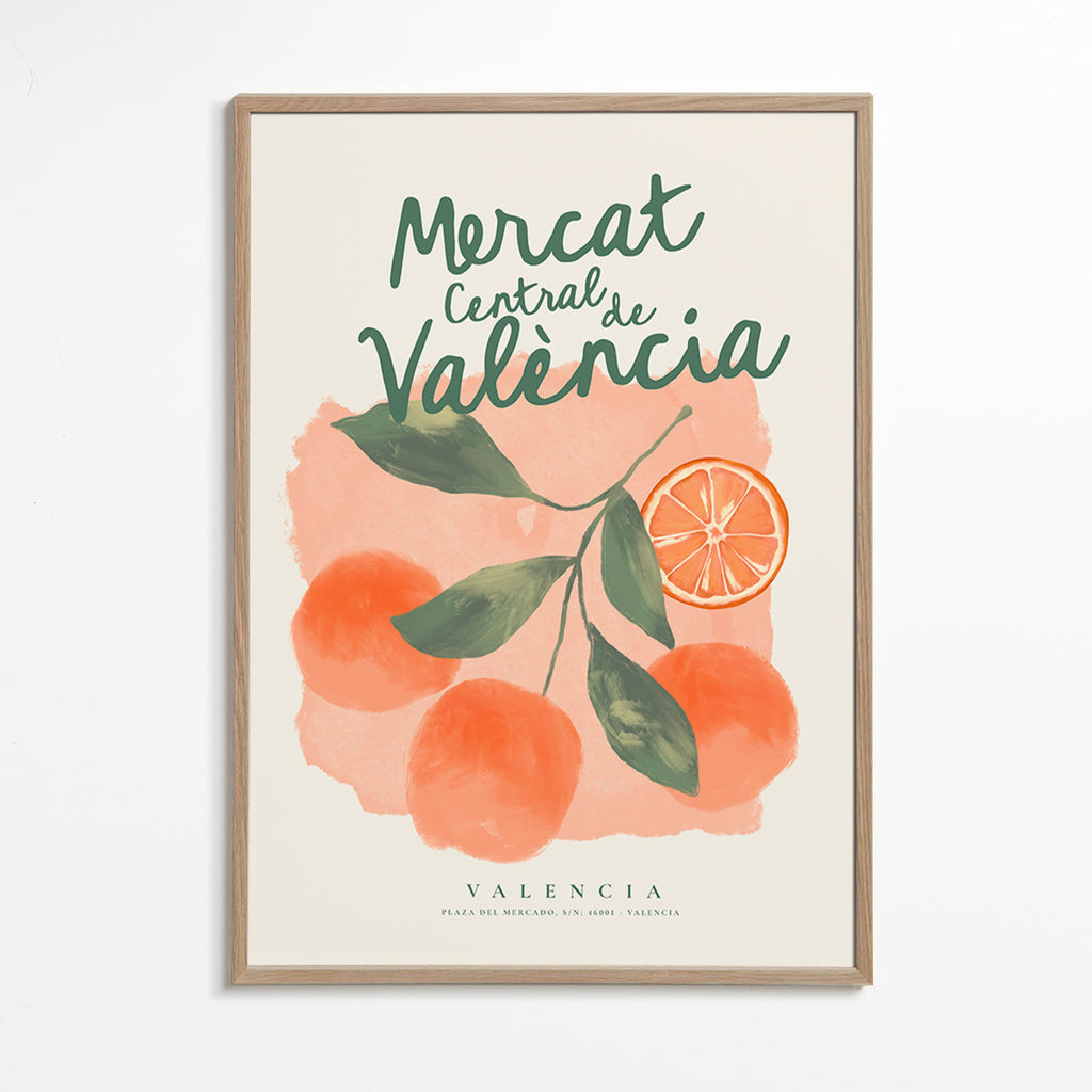 Køkkenkunst Mercat Central med appelsiner