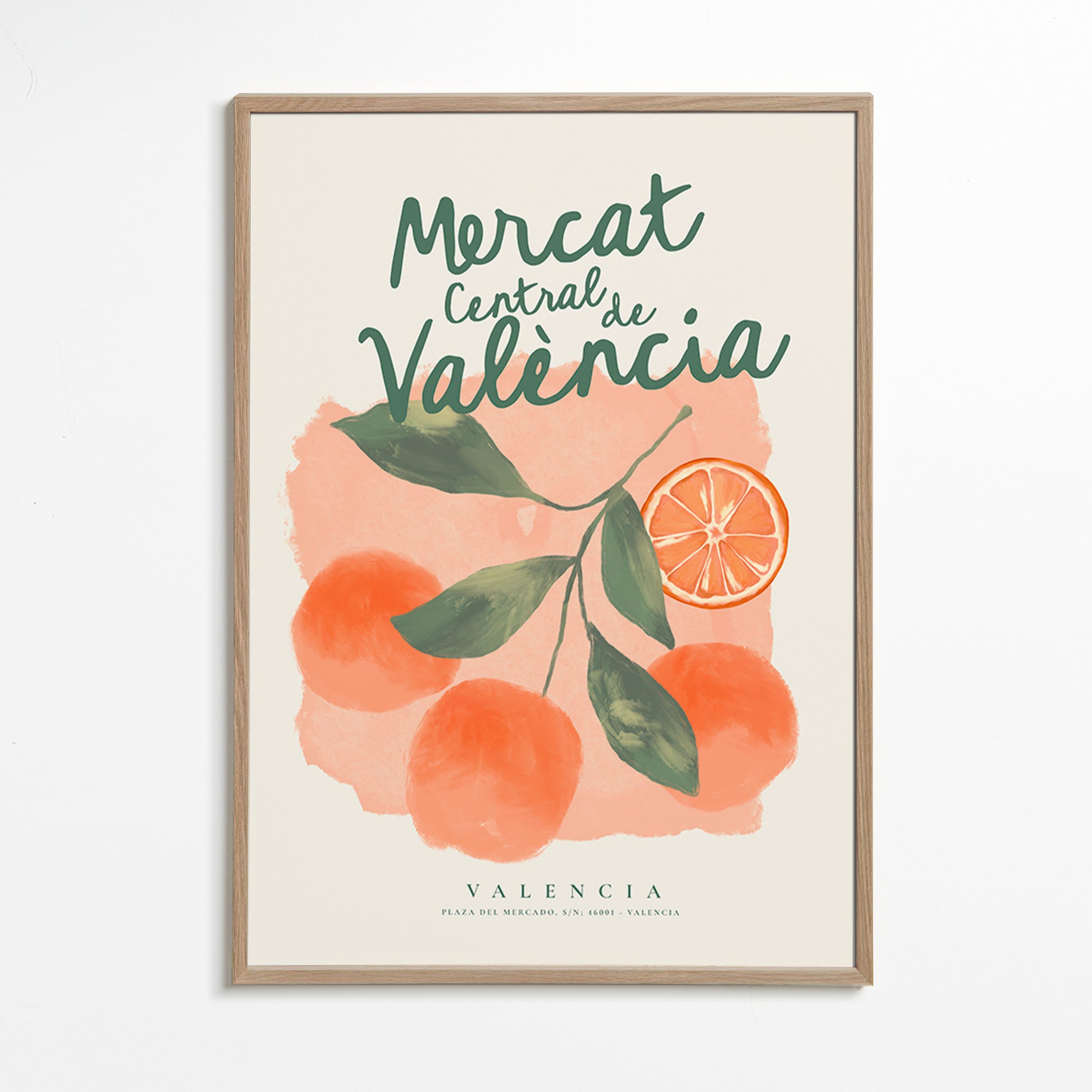 Køkkenkunst Mercat Central med appelsiner