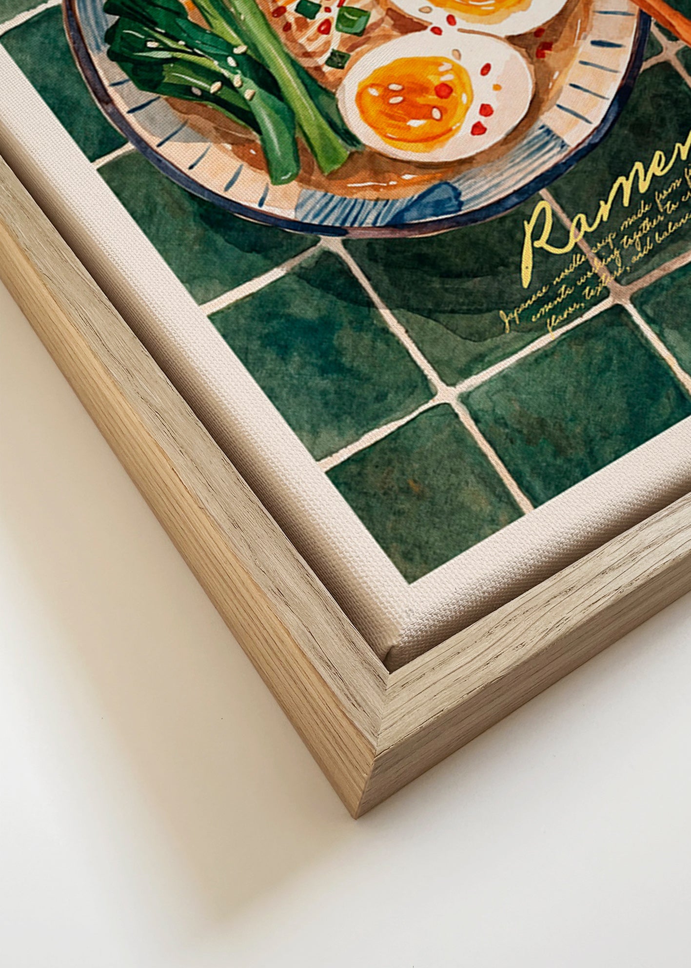Køkkenkunst Ramen akvarel