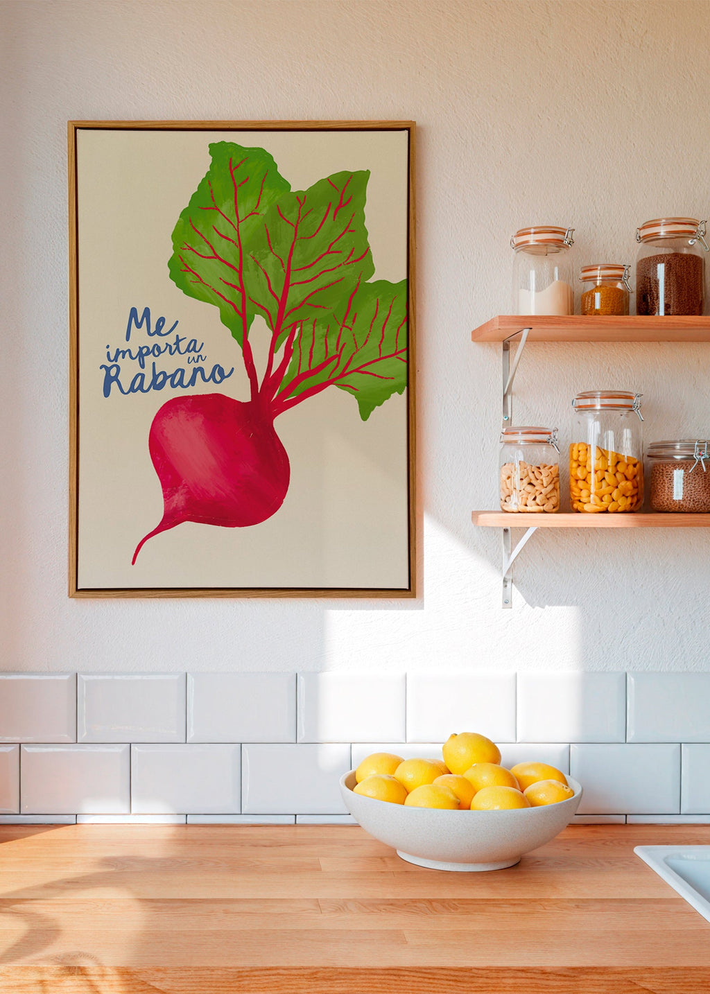 Køkkenkunst radise illustration