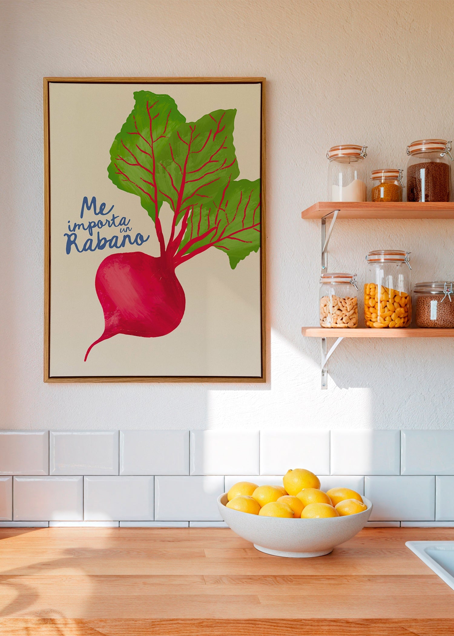 Køkkenkunst radise illustration