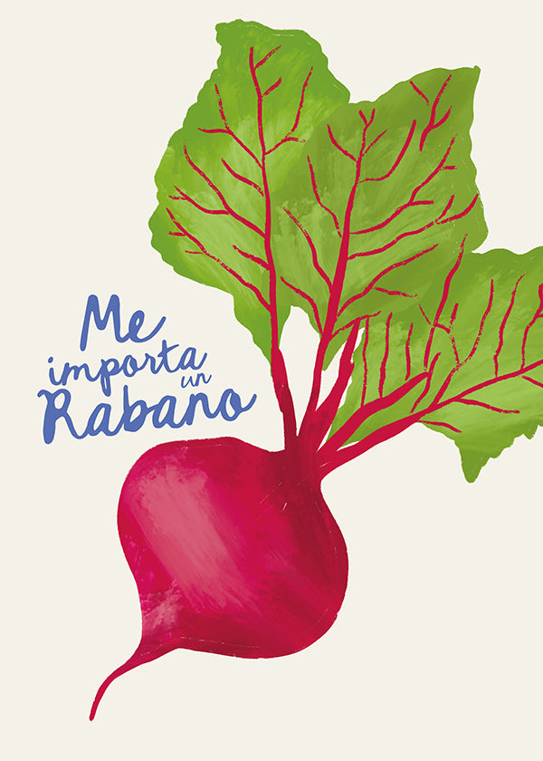 Køkkenkunst radise illustration