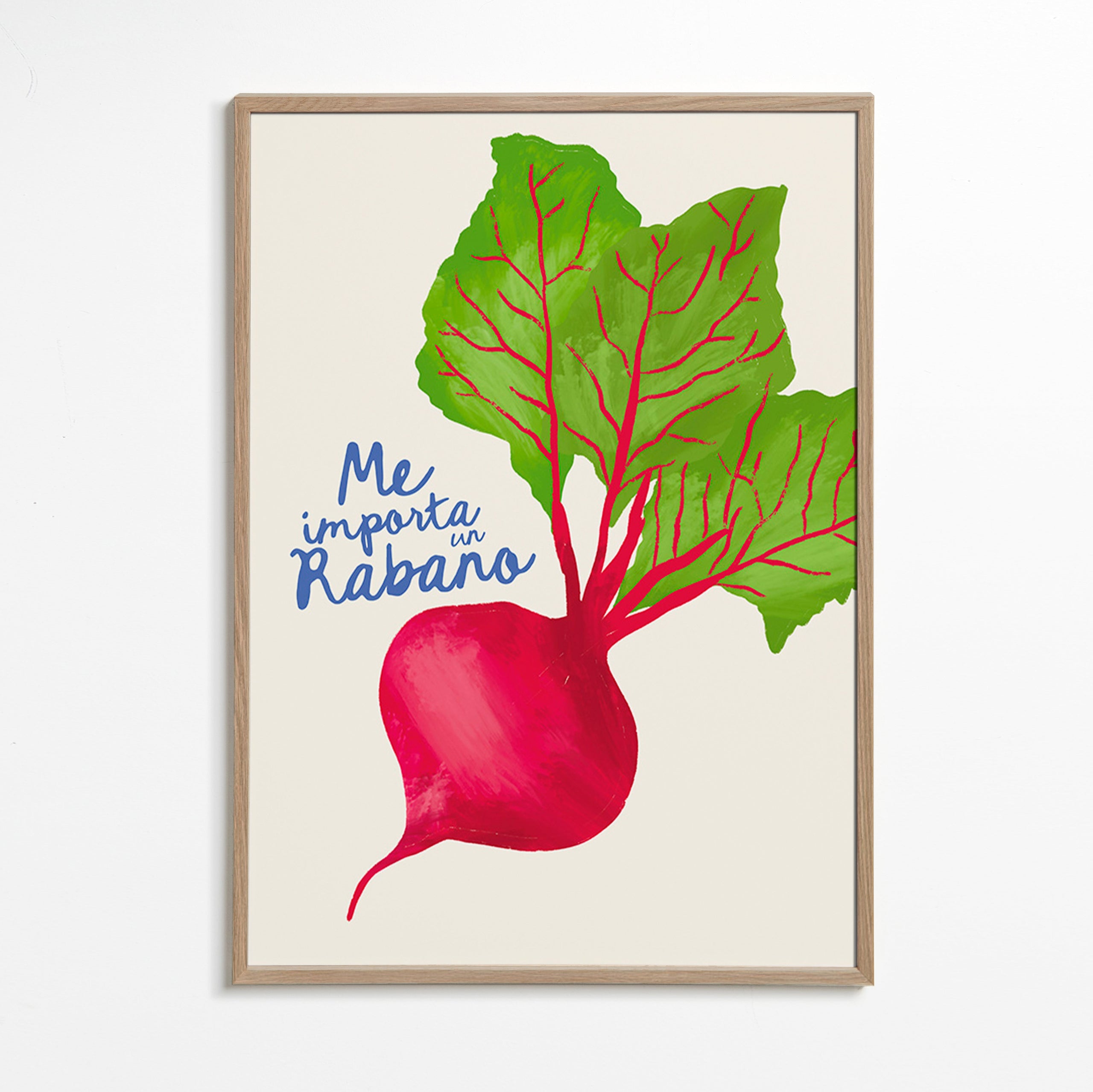 Køkkenkunst radise illustration