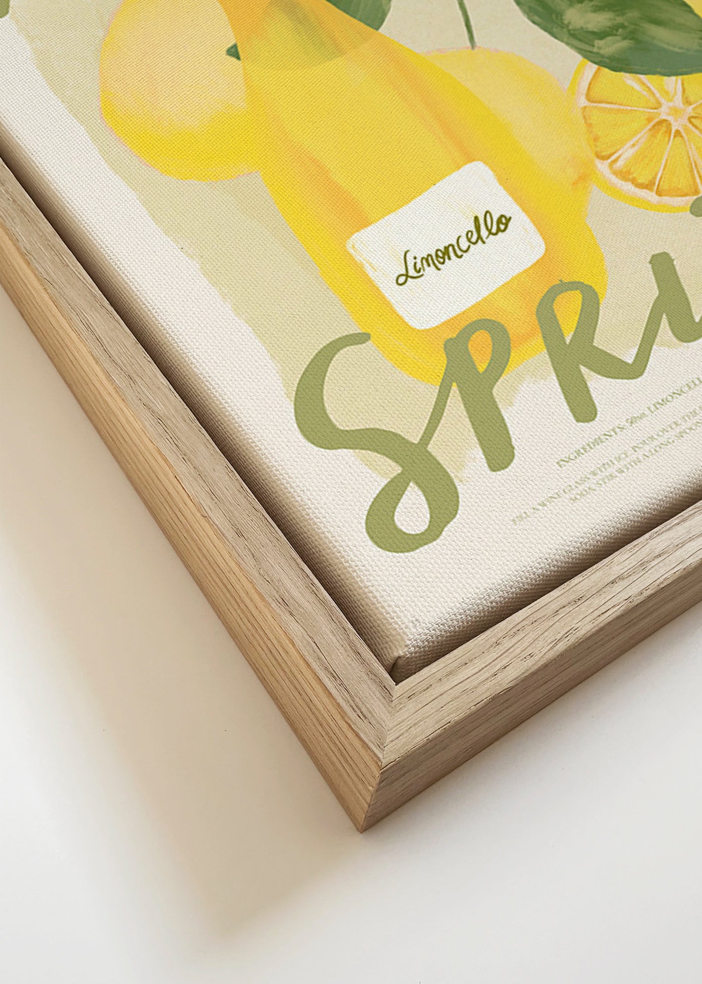 Køkkenkunst Limoncello Spritz illustration