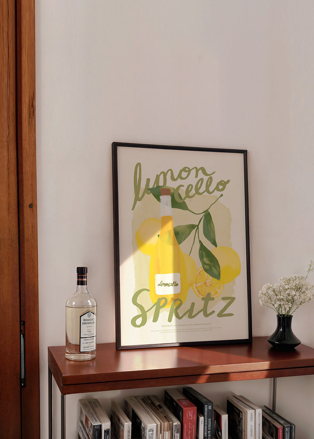 Køkkenkunst Limoncello Spritz illustration