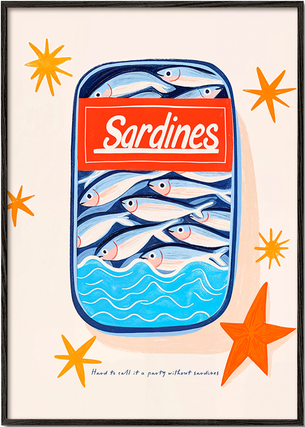 Køkkenkunst: illustreret sardindåse