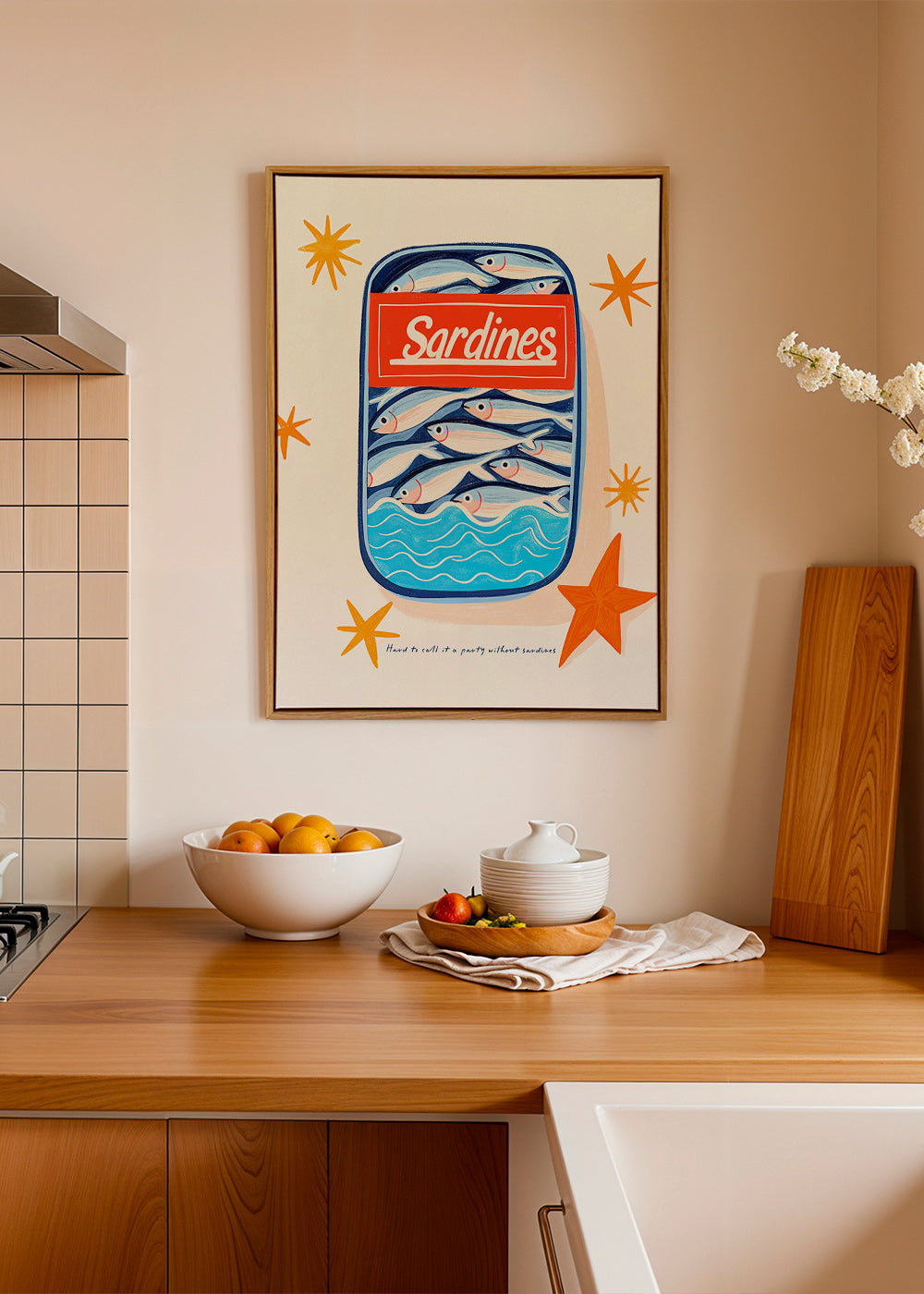 Køkkenkunst: illustreret sardindåse