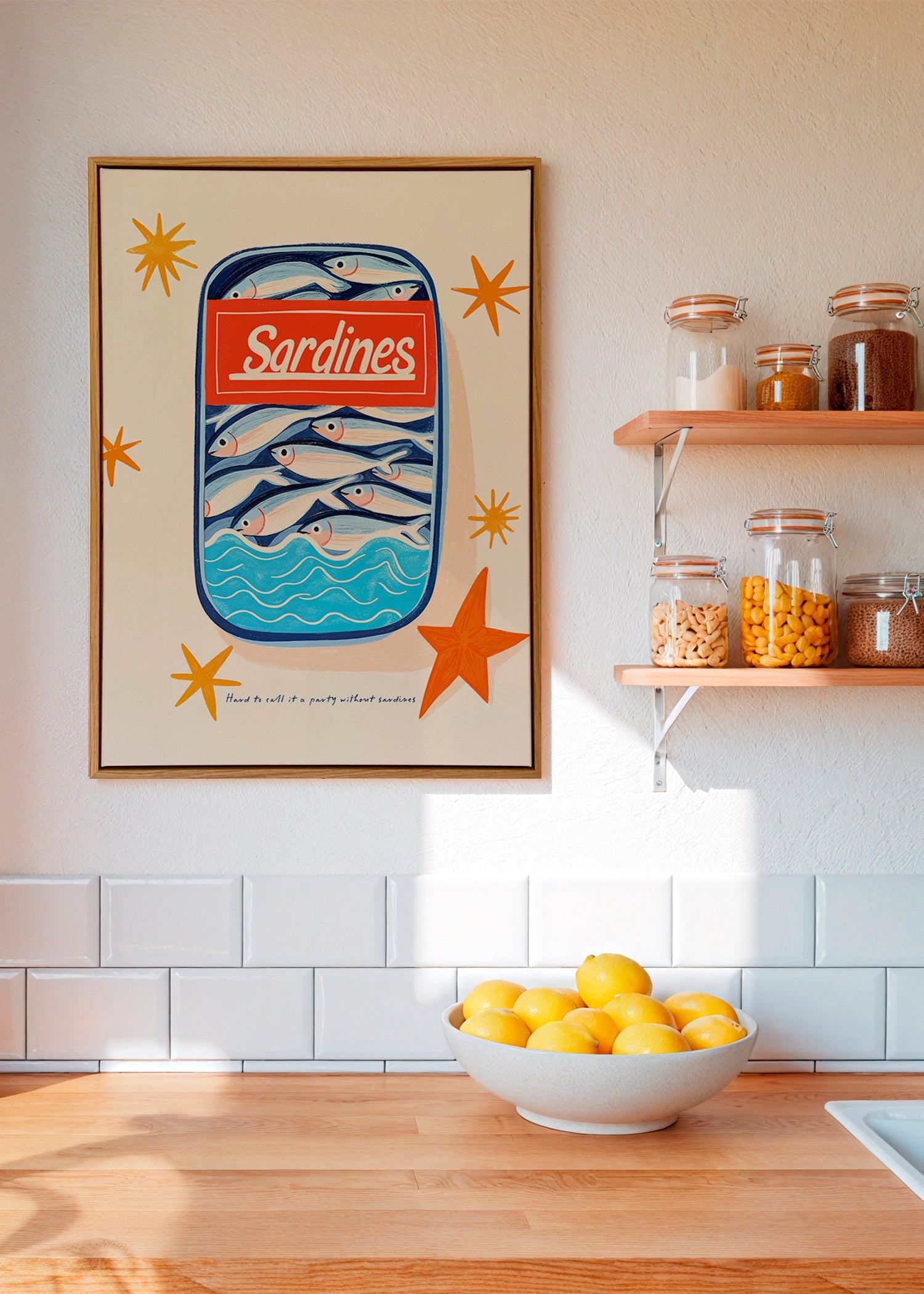 Køkkenkunst: illustreret sardindåse
